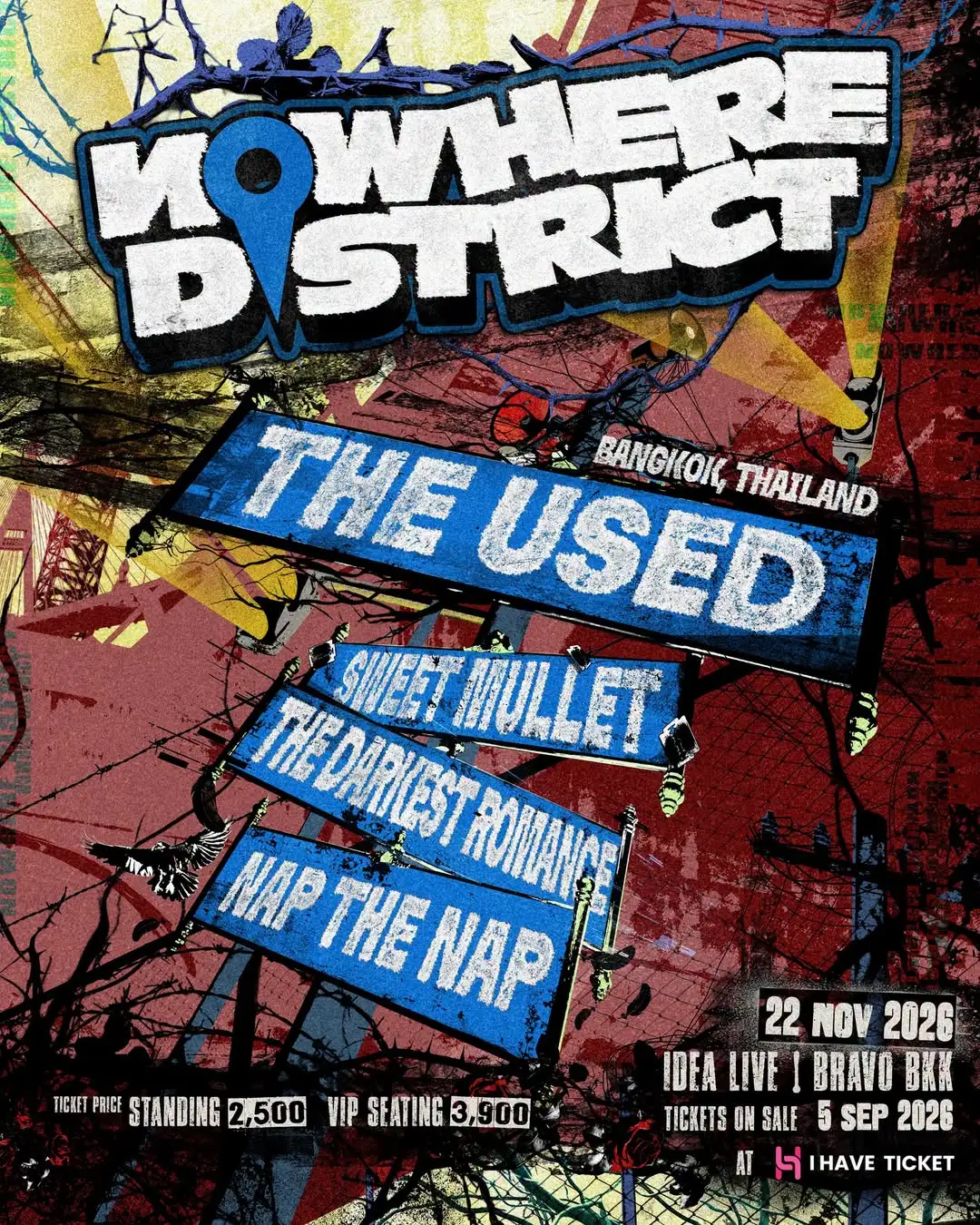 NOWHERE DISTRICT “A DISTRICT THAT EXISTS ONLY WHEN WE’RE HERE”