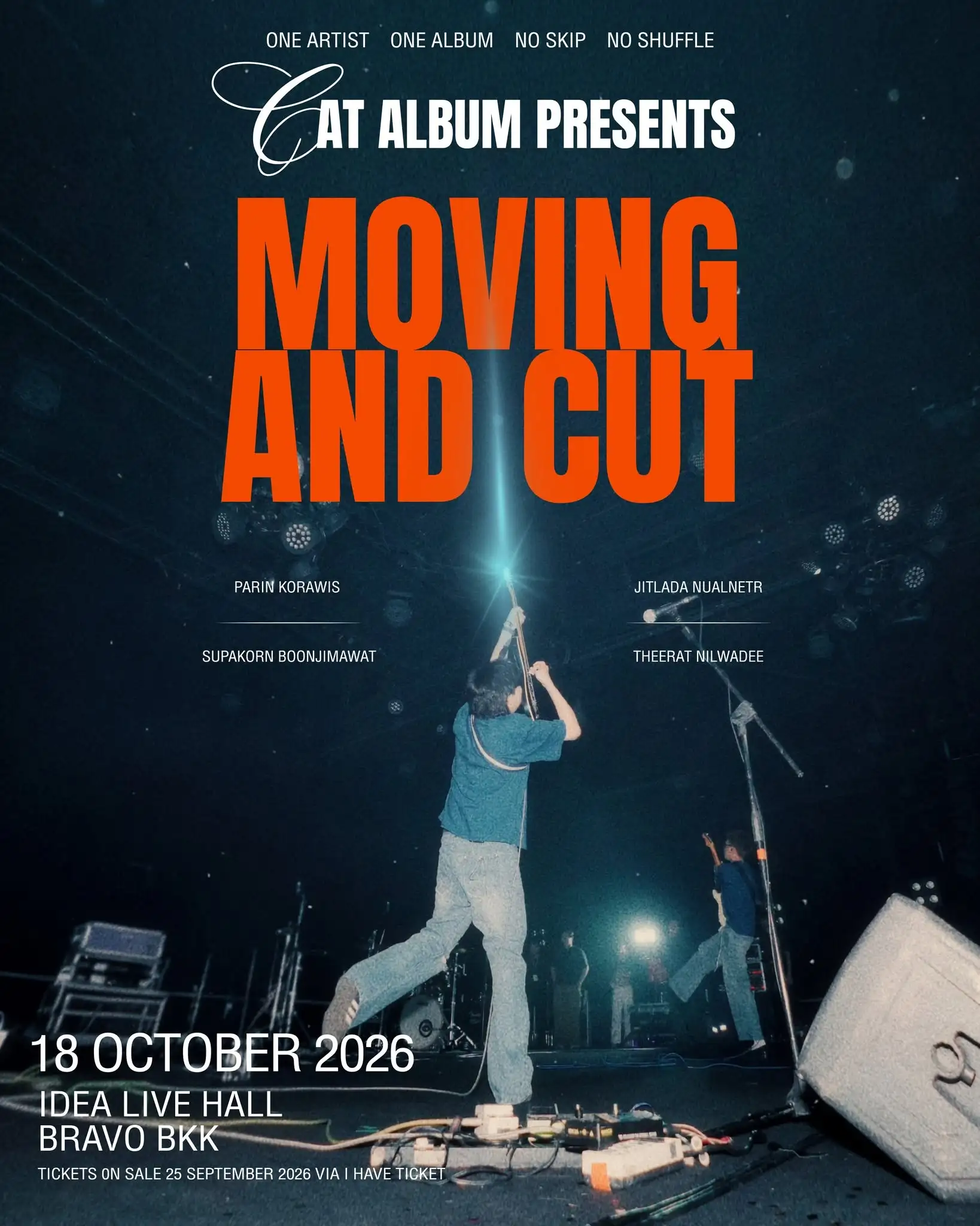 MOVING AND CUT CONCERT | บัตรคอนเสิร์ต ALBUM 1st